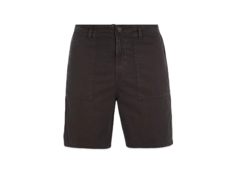 Stone Island L13WA Old Treatment Comfort Fit Bermuda Shorts - 24SS "Black"