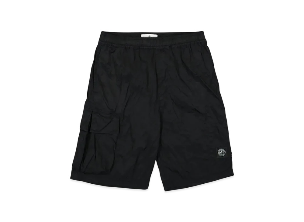 Stone Island L1319 Nylon Metal in Econyl Regenerated Nylon Bermuda Short - 23SS "Black"