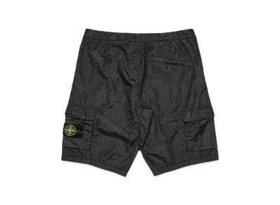 Stone Island L1029 Seersucker Cargo Bermuda Shorts - 20SS "Pewter Grey"
