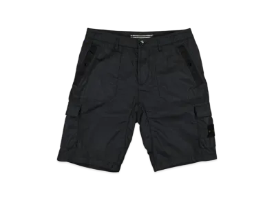 Stone Island L1029 Seersucker Cargo Bermuda Shorts - 20SS "Black"