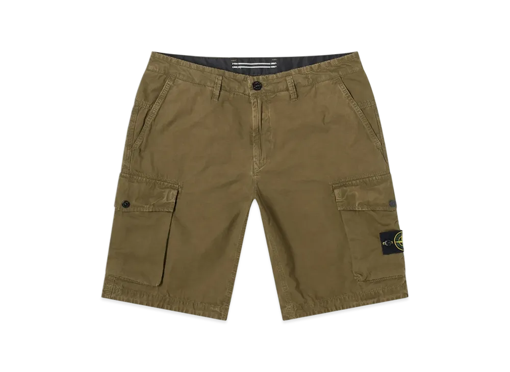 Stone Island L07WA T.CO+OLD Bermuda Shorts - 21SS "Olive Green"