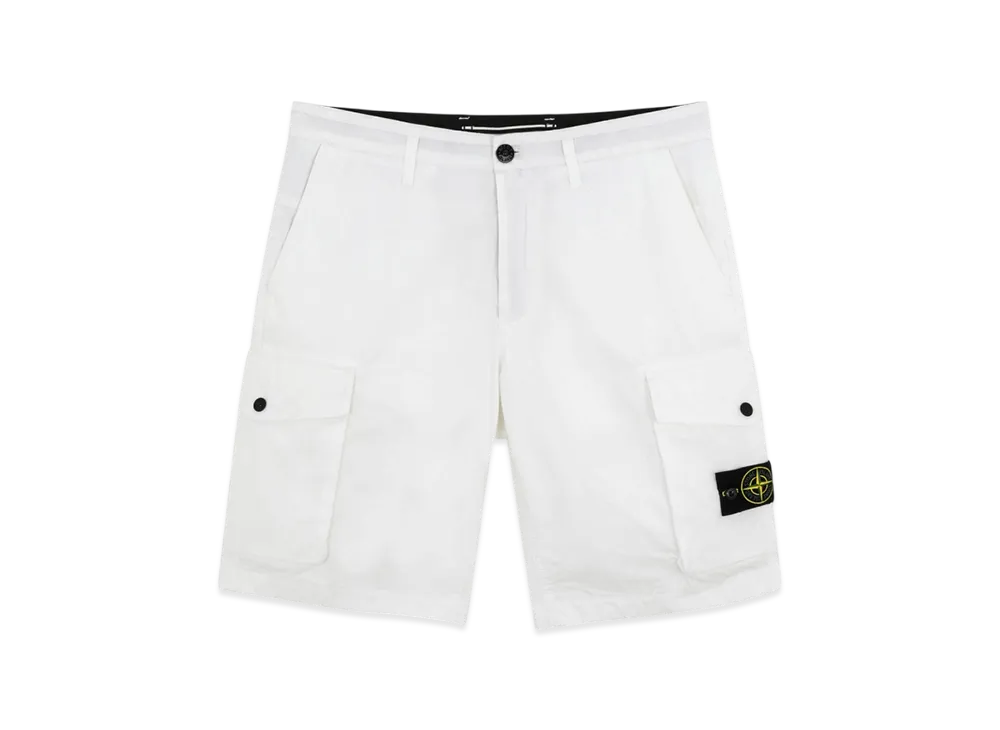 Stone Island L07WA T.CO+OLD Bermuda Shorts - 21SS "White"