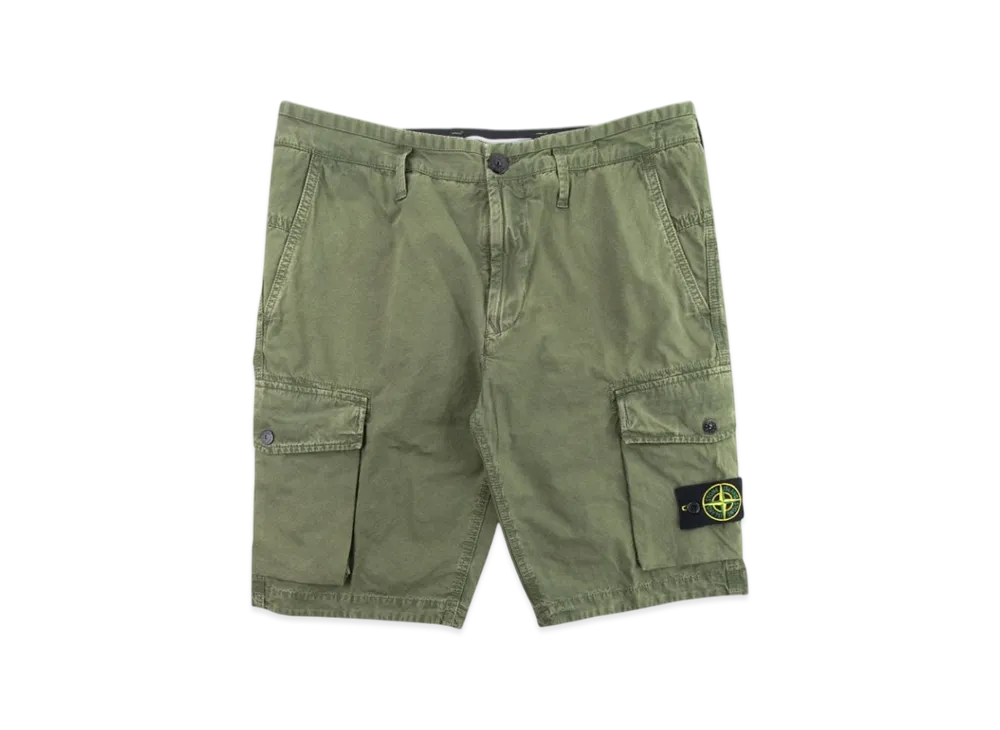 Stone Island L07WA T.CO+OLD Bermuda Shorts - 20SS "Olive Green"