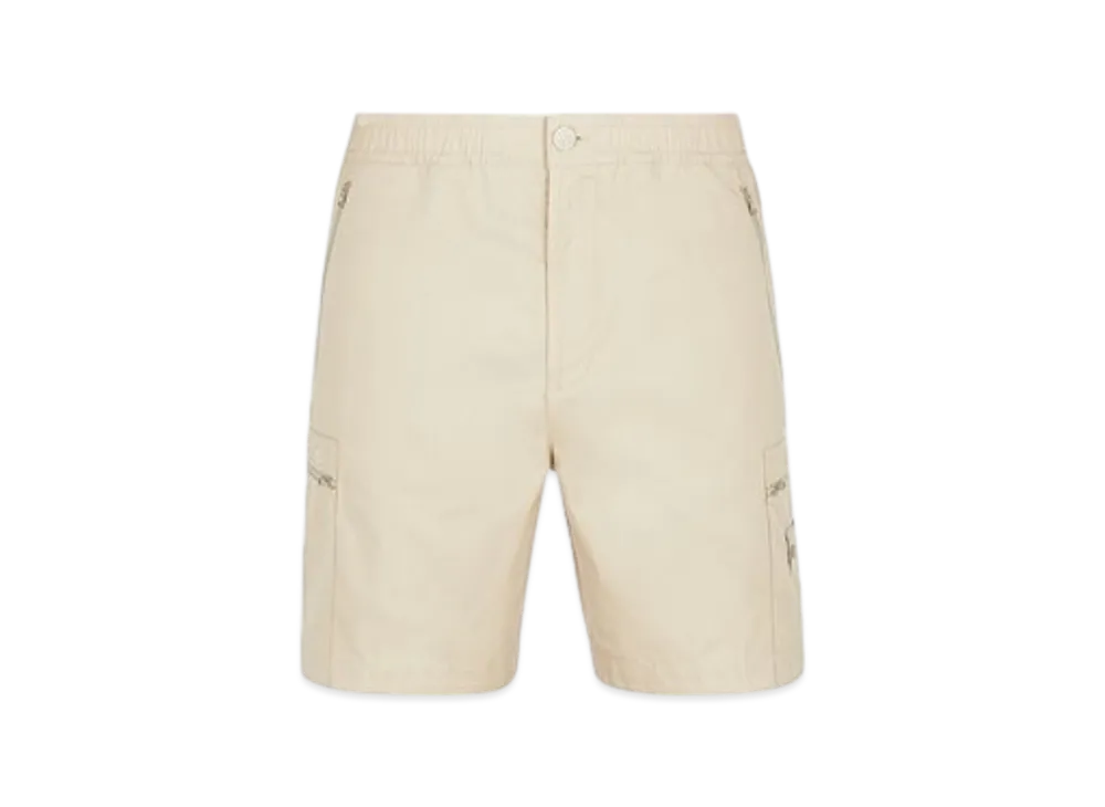 Stone Island L07F1 Weatherproof Cotton Canvas Ghost Piece Cargo Bermuda Shorts Comfort Fit - 24SS "Beige"