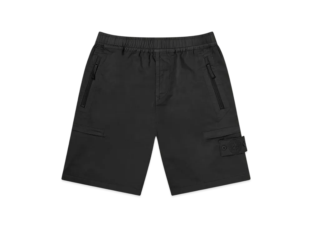 Stone Island L06F2 Ghost Piece Bermuda Shorts - 21SS "Black"