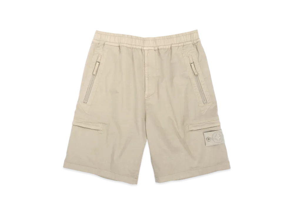 Stone Island L06F2 Ghost Piece Bermuda Shorts - 21SS "Beige"