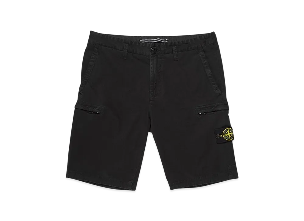 Stone Island L0504 Cargo Bermuda Shorts - 20SS "Black"