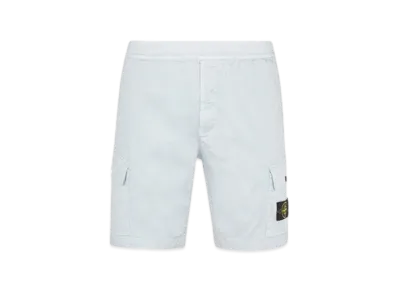 Stone Island L0312 Regular Fit Cargo Bermuda Shorts - 24SS "Sky Blue"