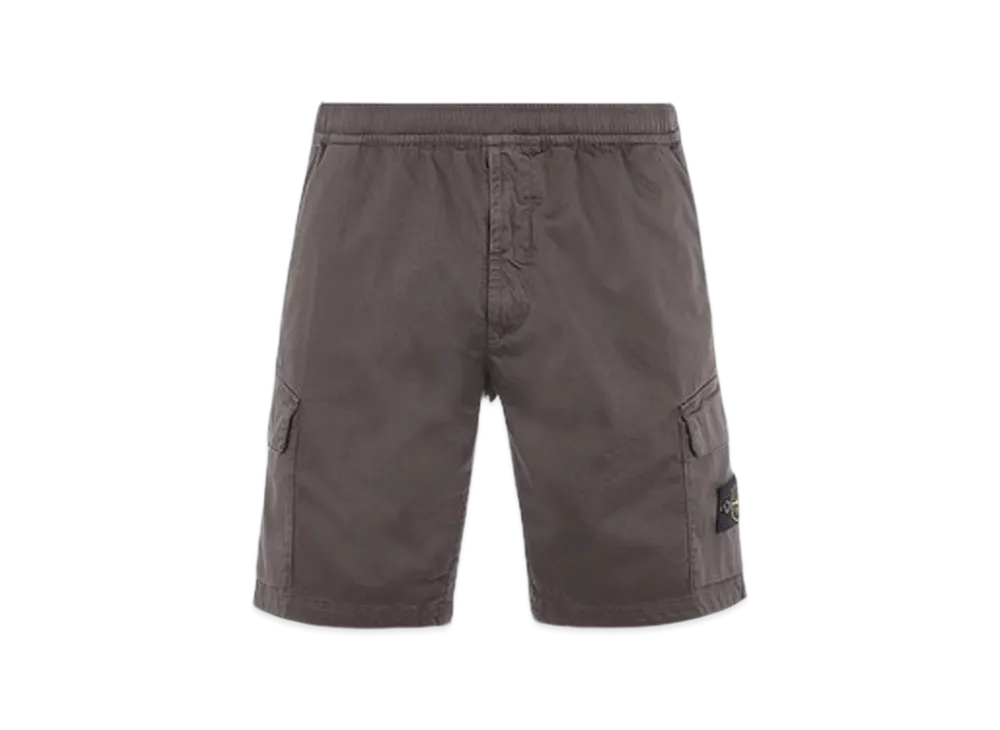Stone Island L0312 Regular Fit Cargo Bermuda Shorts - 24SS "Steel Grey"