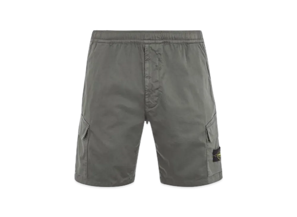 Stone Island L0312 Regular Fit Cargo Bermuda Shorts - 24SS "Musk Green"