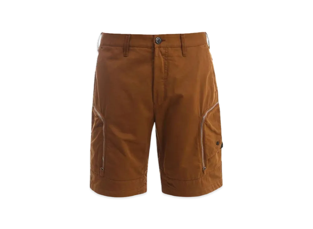 Stone Island L0208 Shadow Project Shorts - 21SS "Chestnut Brown"