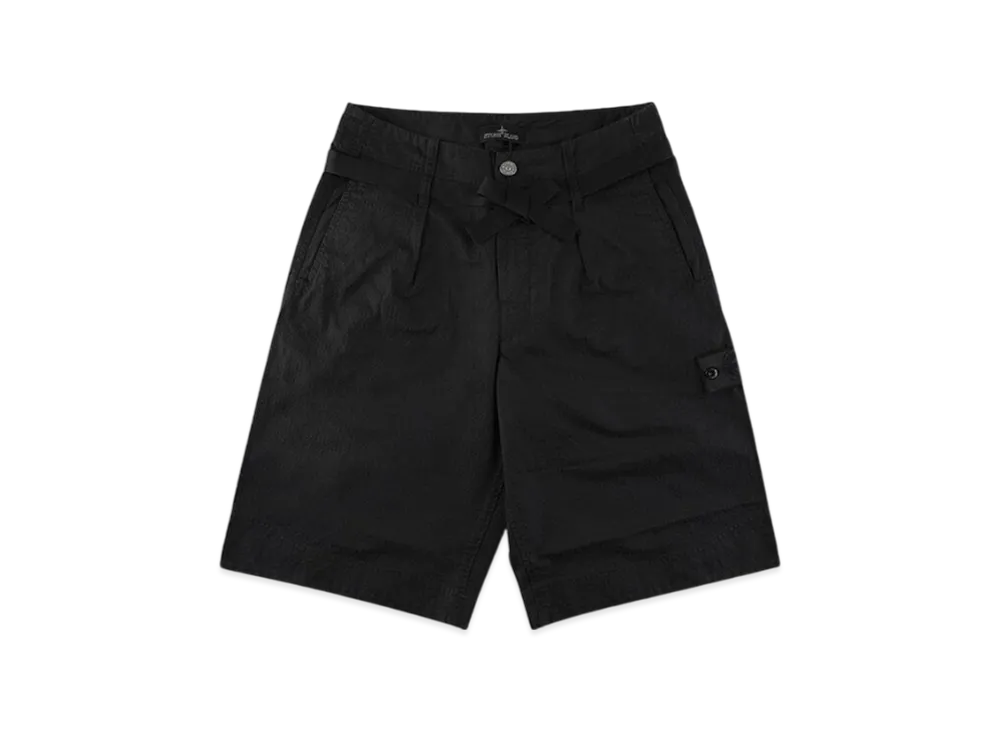 Stone Island L0117 Shadow Project Bermuda Shorts - 23SS "Black"