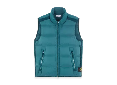 Stone Island G1428 Seamless Tunnel Nylon Down-TC Vest - 23FW "Dark Teal Green"
