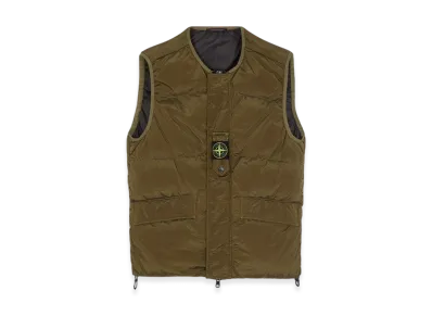 Stone Island G1119 Nylon Metal in Econyl Regenerated Nylon Down Reversible Jacket - 23FW "Olive Green"
