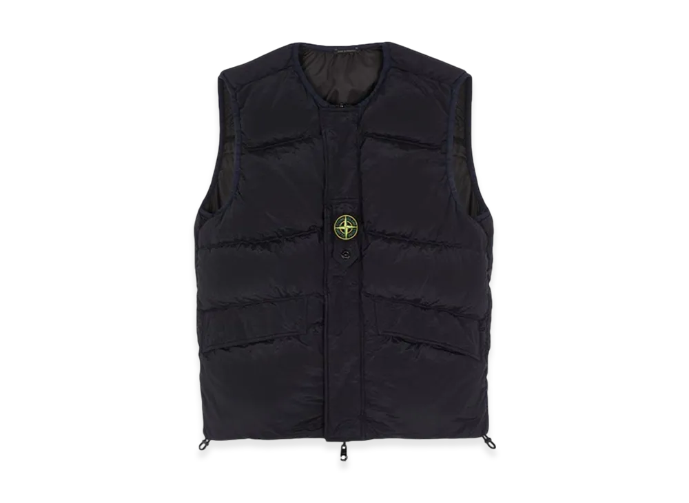 Stone Island G1119 Nylon Metal in Econyl Regenerated Nylon Down Reversible Jacket - 23FW "Navy Blue"