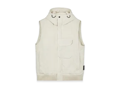 Stone Island G1021 Opaque Nylon Twill Down Hooded Vest - 23FW "Stucco"