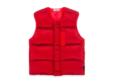 Stone Island G1019 Nylon Metal Econyl Regenerated Nylon Down Vest - 22FW "Red"