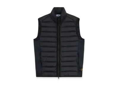 Stone Island G0724 Recycled Nylon Down TC Light Down Zipper Vest with Anti Drop - 24FW "Navy Blue"
