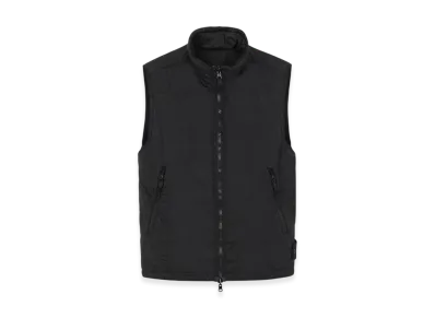Stone Island G05F1 Ghost Piece Stretch Wool Nylon Reversible Vest - 21SS "Black"