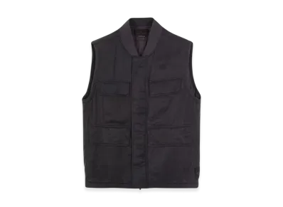 Stone Island G04F2 Ghost Piece Cupro Raso with Primaloft-TC Hooded Vest - 24SS "Black"