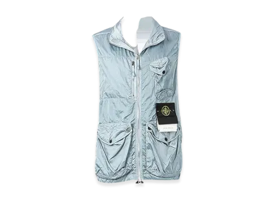 Stone Island G0430 Lasso TC Utility Vest - 21SS "Mid Blue"