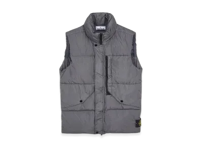 Stone Island G0423 Garment Dyed Crinkle Reps Recycled Nylon Down Vest - 23FW "Lead"