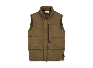 Stone Island G0423 Garment Dyed Crinkle Reps Recycled Nylon Down - 23FW "Olive Green"