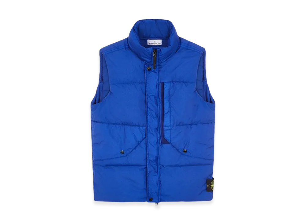Stone Island G0423 Garment Dyed Crinkle Reps Recycled Nylon Down - 23FW "Ultramarine Blue"