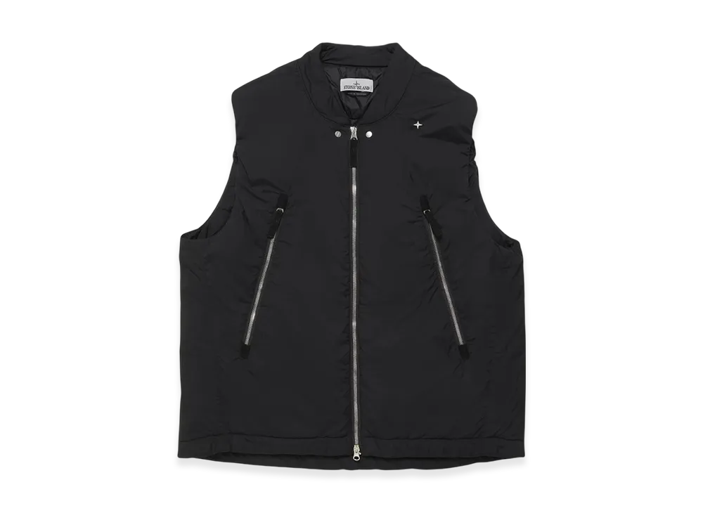Stone Island G03G2 Stone Island Marina Skin Touch Nylon-TC with Primaloft-TC Padded Vest - 24SS "Black"