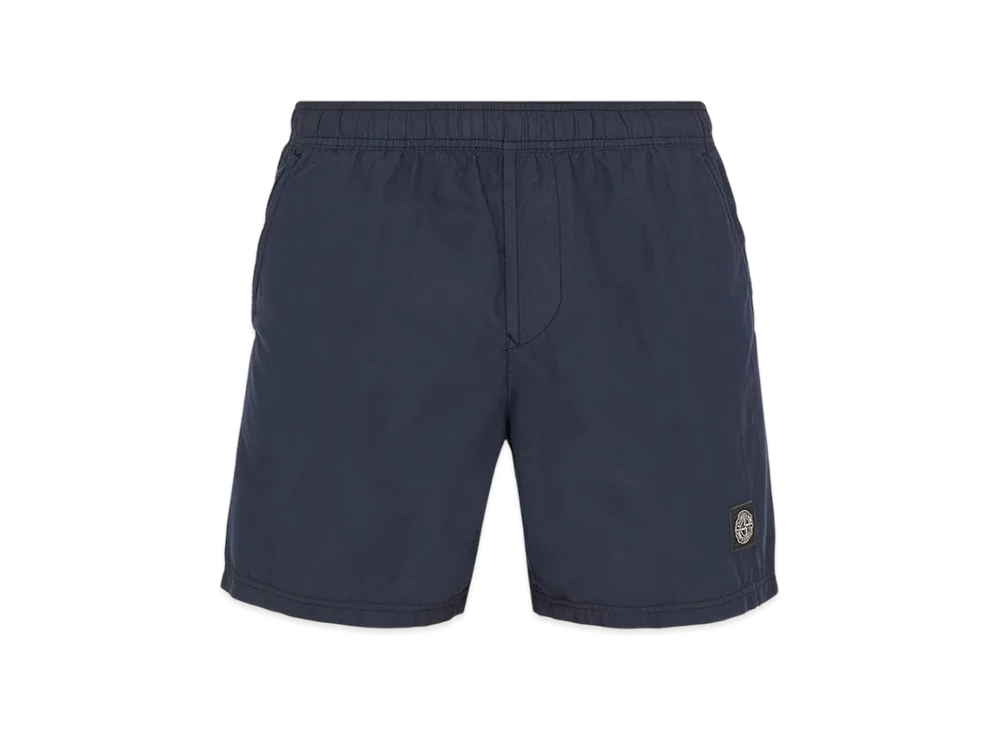 Stone Island B0946 Brushed Nylon Swimming Trunk - 23SS "Navy Blue"