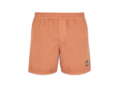 Stone Island B0946 Brushed Nylon Regular Fit Swim Trunks - 24SS "Rust"