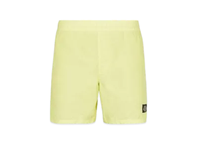 Stone Island B0946 Brushed Nylon Regular Fit Swim Trunks - 24SS "Lemon"