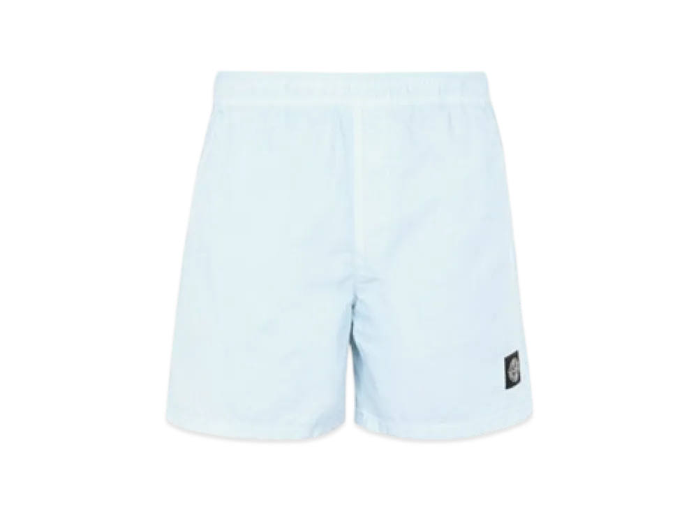 Stone Island B0946 Brushed Cotton Swimming Trunk - 21SS "Sky Blue"