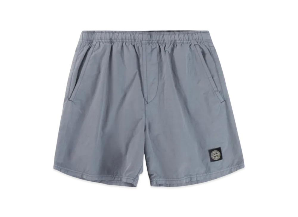 Stone Island B0946 Brushed Cotton Swimming Trunk - 21SS "Powder Blue"