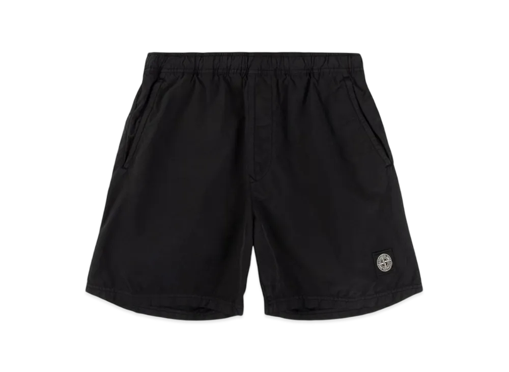 Stone Island B0946 Brushed Cotton Swimming Trunk - 21SS "Black"