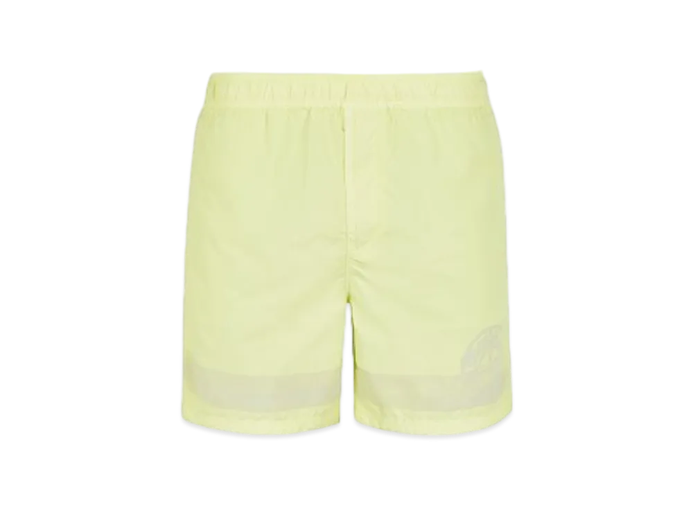 Stone Island B0845 Stripes One Print Regular Fit Swim Trunks - 24SS "Lemon"