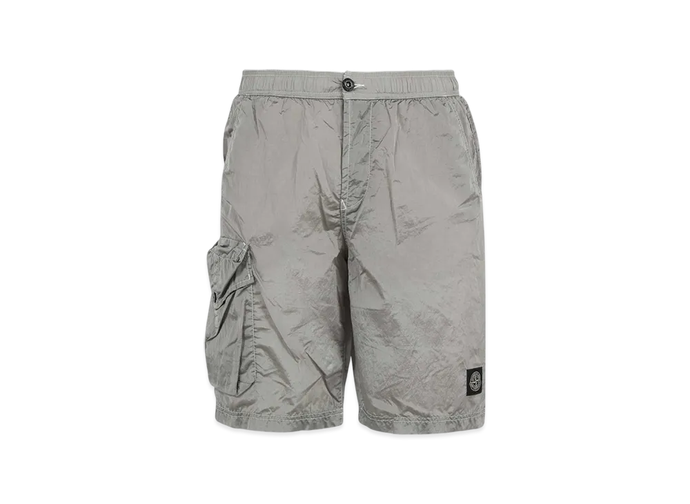 Stone Island B0543 Nylon Metal Garment Dyed Long Swimming Trunk - 22SS "Ice"