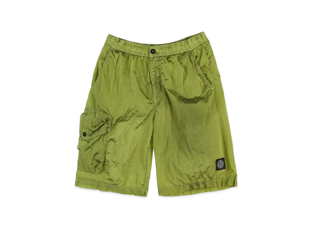 Stone Island B0543 Nylon Metal Garment Dyed Long Swimming Trunk - 22SS "Lemon"