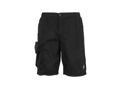 Stone Island B0543 Nylon Metal Garment Dyed Long Swimming Trunk - 22SS "Black"