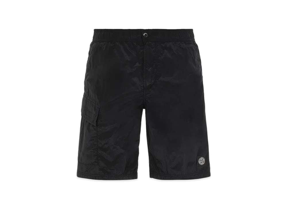 Stone Island B0343 Nylon Metal Swimming Trunks - 21SS "Black"