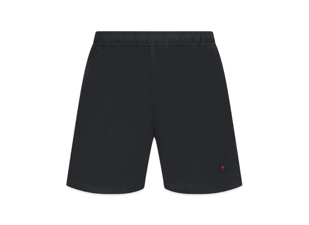 Stone Island B02X5 Marina Brushed Nylon Swim Shorts - 21SS "Black"