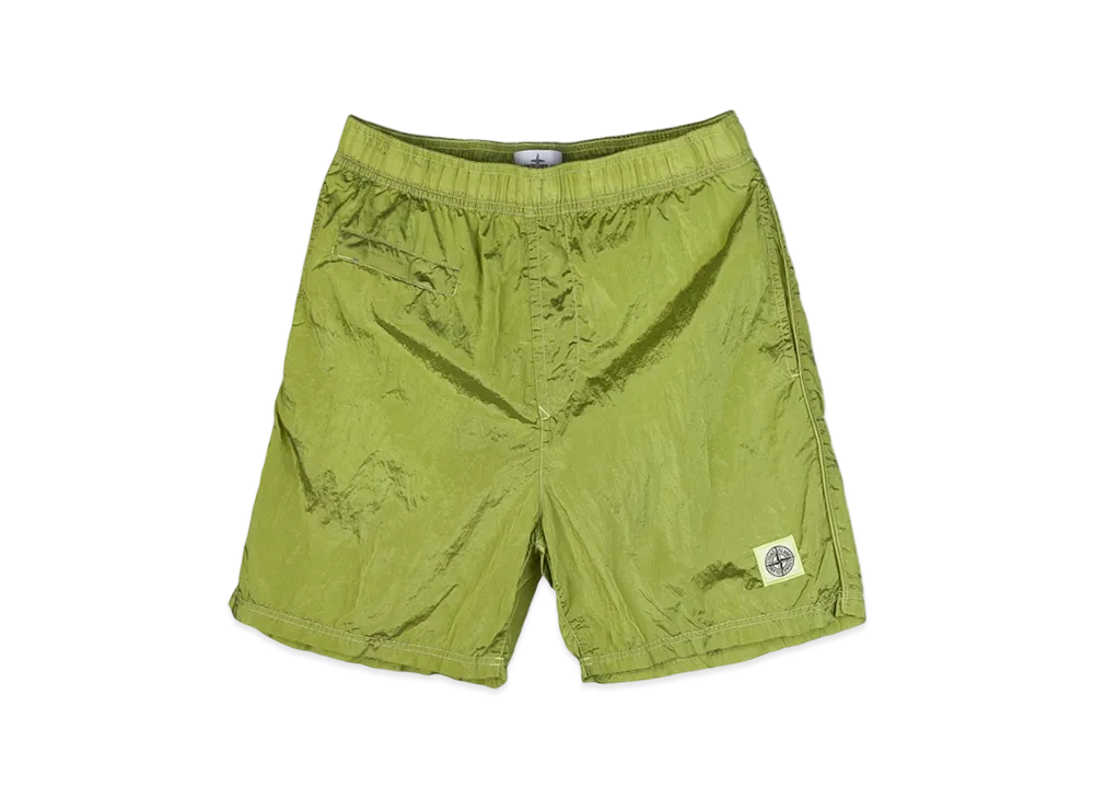 Stone Island B0243 Nylon Metal Swimming Trunk - 22SS "Lemon"