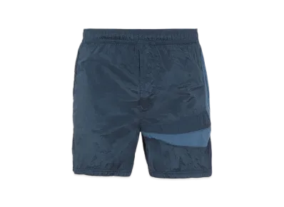 Stone Island B0142 Nylon Metal In Econyl Regenerated Nylon Star Inlay Swimming Trunk - 22SS "Avio Blue"