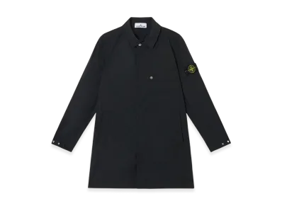 Stone Island 7100009 Micro Twill Soft Trench Coat with Anti-Drop - 25SS "Black"