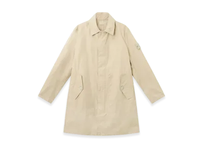 Stone Island 7100004 Weatherproof Cotton Canvas Stone Island Ghost Trench Coat with Natural Weather Barrier - 25SS "Beige"