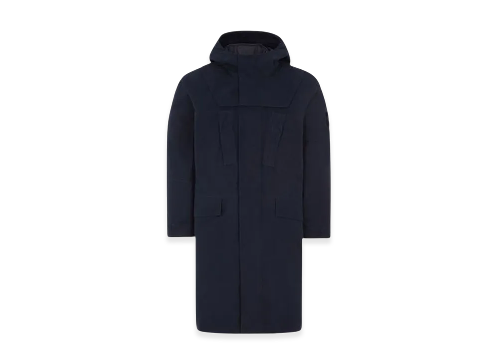 Stone Island 709F1 Ghost Piece O-Ventile Long Parka - 23FW "Navy Blue"
