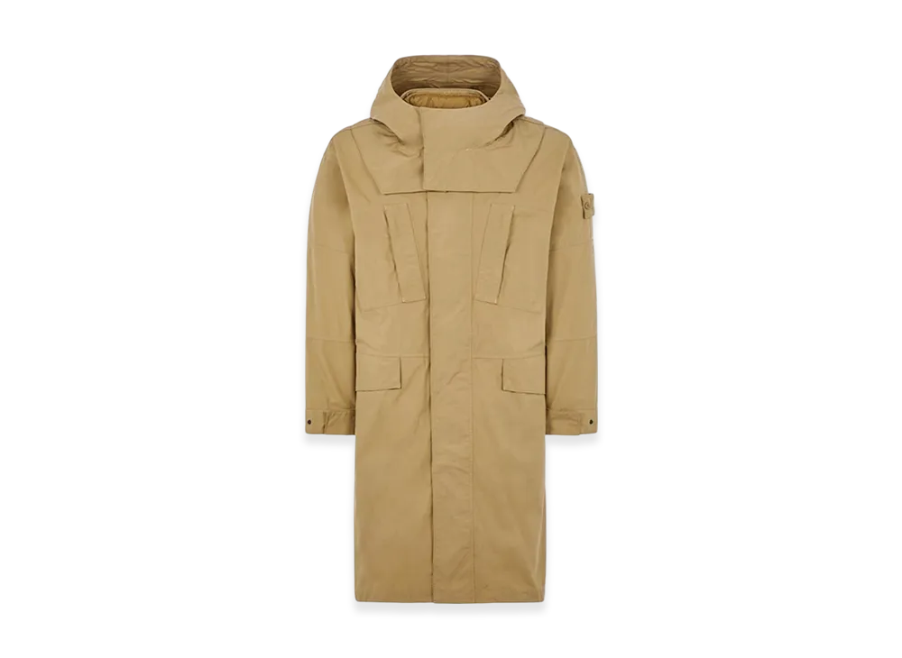 Stone Island 709F1 Ghost Piece O-Ventile Long Parka - 23FW "Dark Beige"
