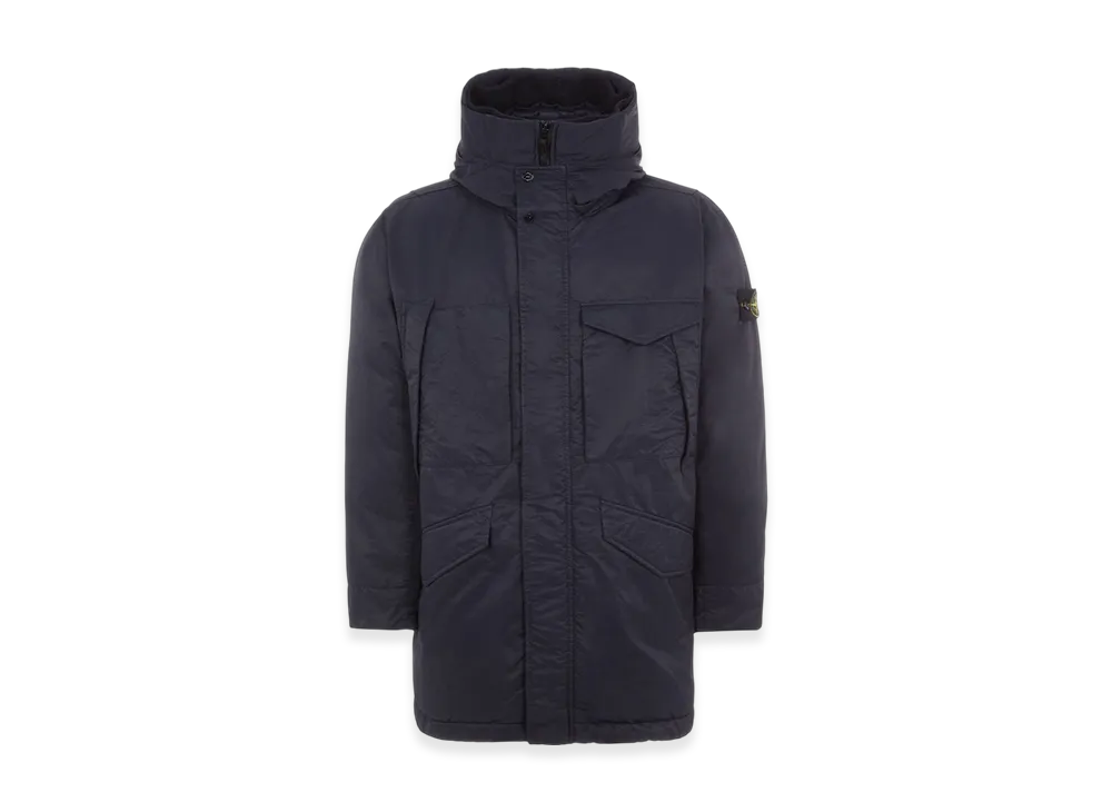 Stone Island 70821 Opaque Nylon Twill Down Parka - 22FW "Navy Blue"
