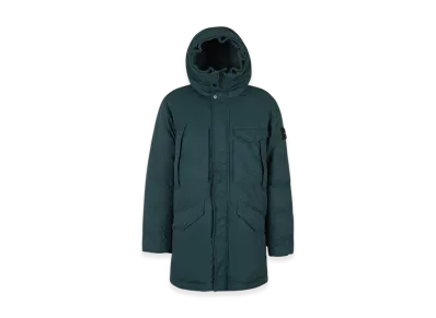 Stone Island 70821 Opaque Nylon Twill Down Parka - 22FW "Dark Green"