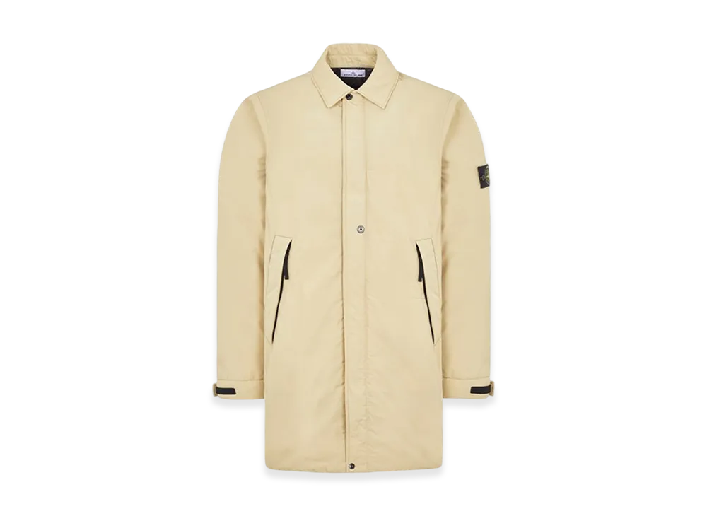 Stone Island 70726 Micro Twill with Primaloft P.U.R.E Insulation Technology Trench Coat - 23FW "Ecru"